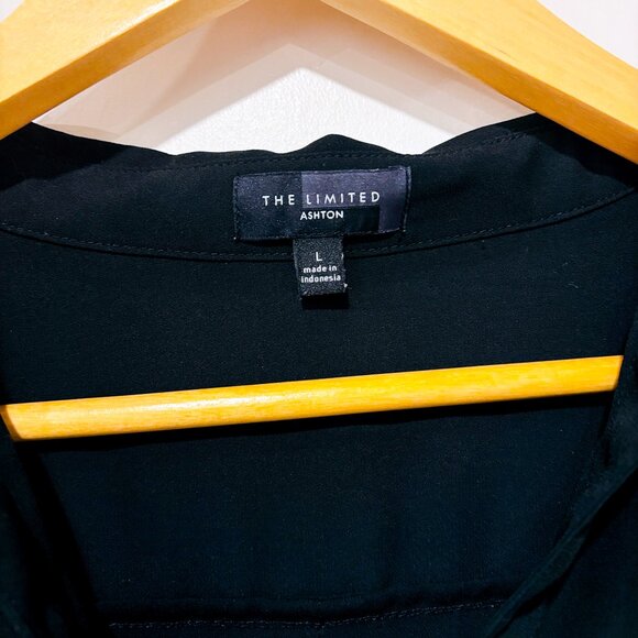 THE LIMITED Black short sleeve blouse | Lightweight | Large * - Picture 5 of 6